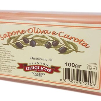 SAVONNETTE HUILE D’OLIVE/CAROTTE 100gr